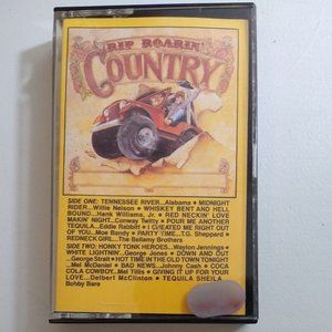 K-Tel Rip Roarin' Country - Various Artists - Outlaw Country Cassette